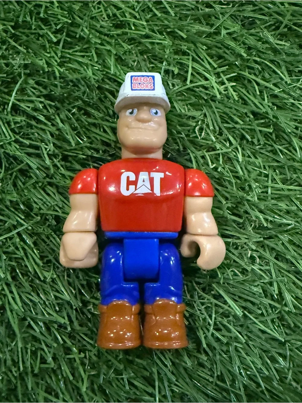 Mega Bloks CAT Construction Worker Figure
